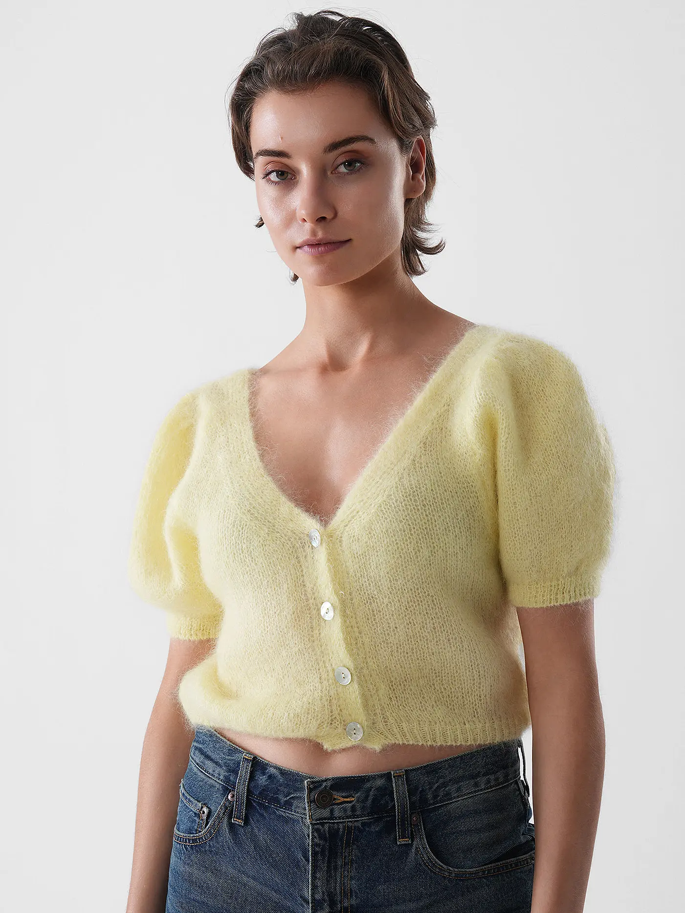AMERICAN DREAMS | Cardigan HARPER | gelb